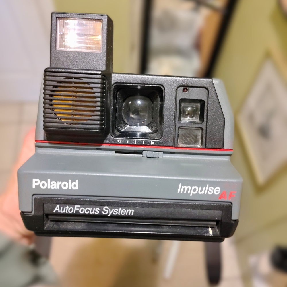 Polaroid Gray Film Photography Camera with Autofocus